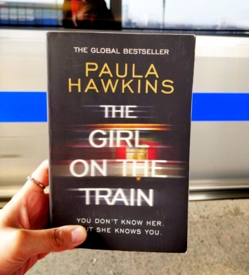 Picture of The Girl on the Train by Paula Hawkins - Yellow - Paperback