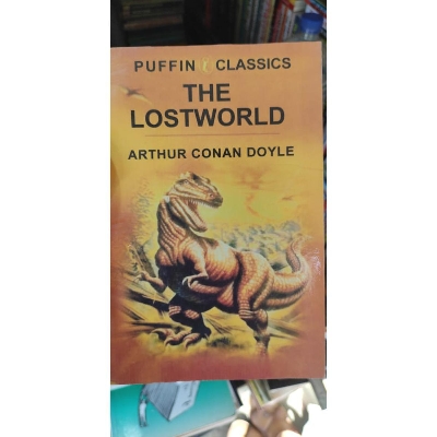 Picture of The Lost World Novel by Arthur Conan Doyle - Yellow - Paperback