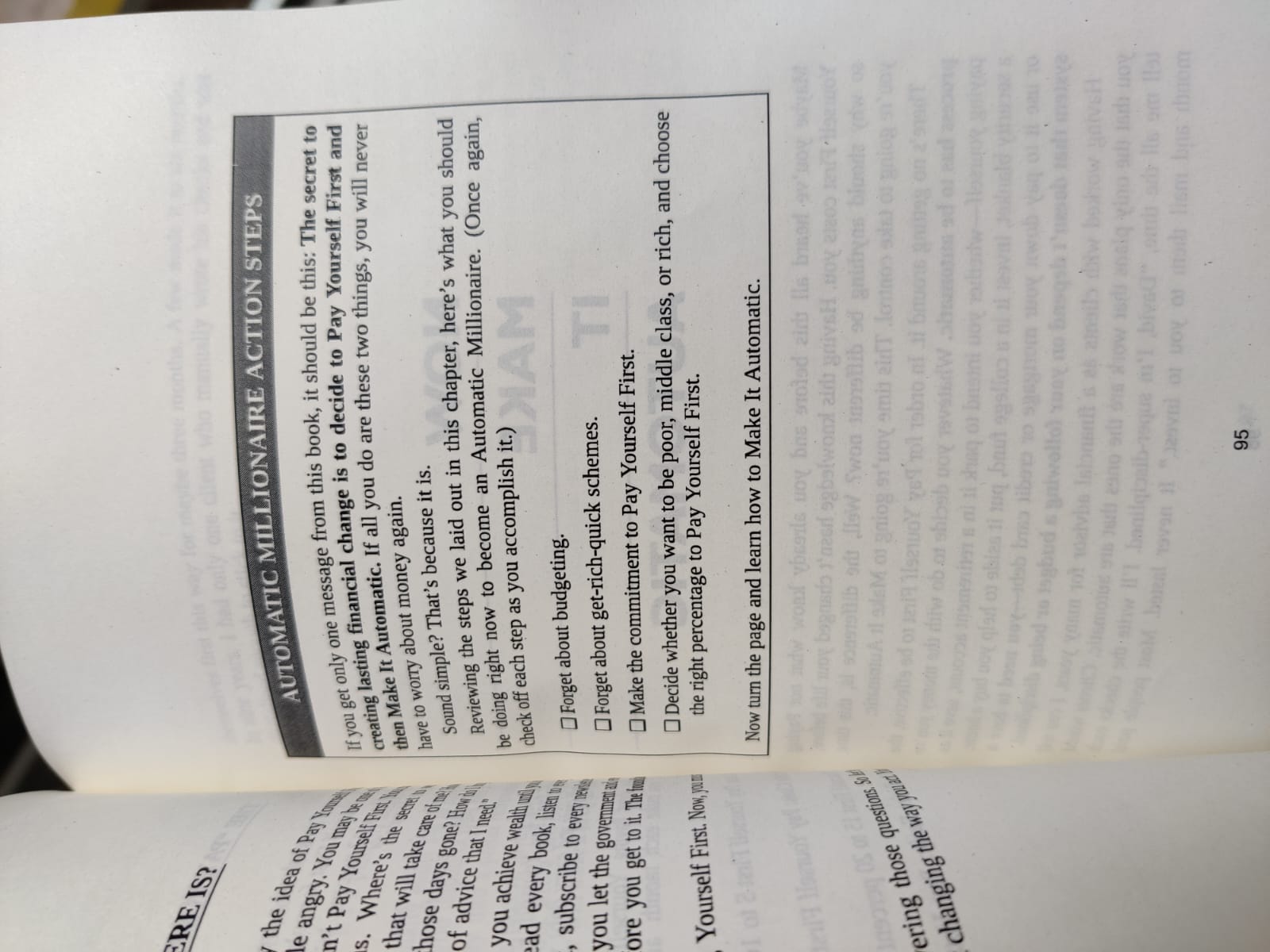 Picture of The Automatic Millionaire: A Powerful One-step Plan to Live and Finish Rich by David Bach - Premium - Paperback