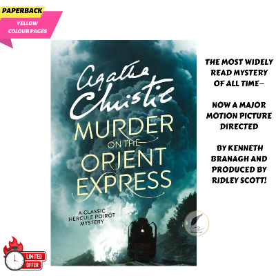 Picture of Murder on the Orient Express by Agatha Christie -Yellow - Paperback