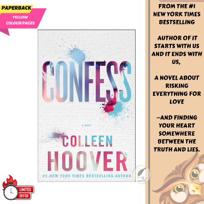 Picture of Confess by Colleen Hoover - Yellow - Paperback
