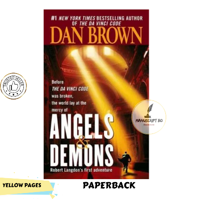 Picture of Angels & Demons by Dan Brown - Yellow - Paperback