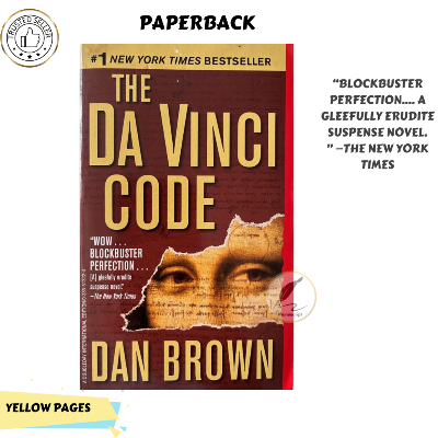 Picture of The Da Vinci Code by Dan Brown - Yellow - Paperback
