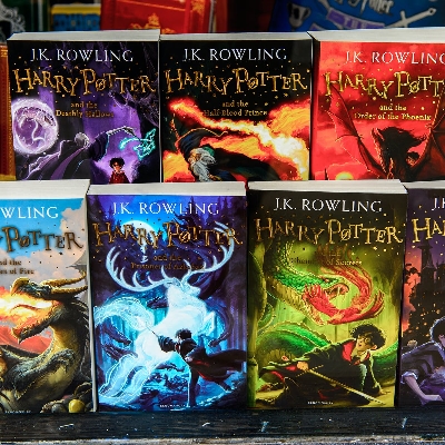 Picture of Harry Potter Series Full Set (Books 1-8) (White Paperback)