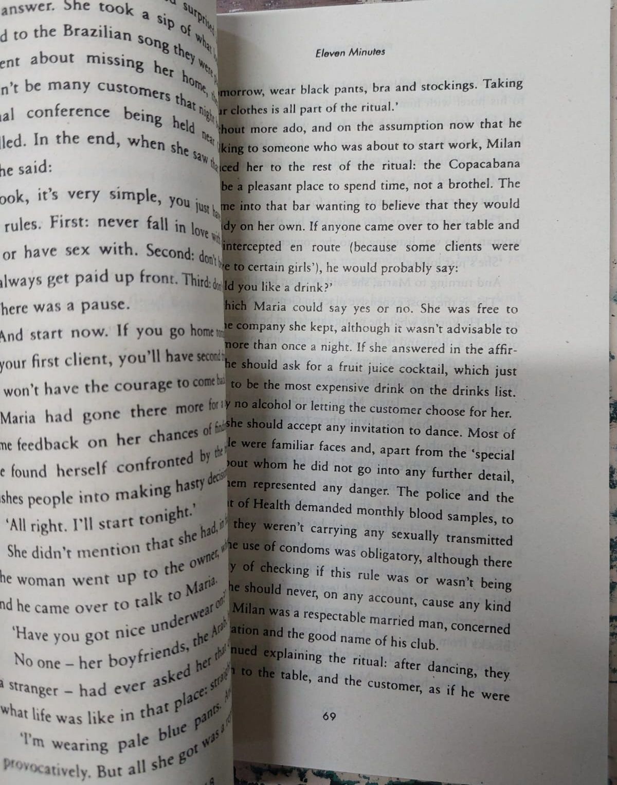 Picture of Eleven Minutes by Paulo Coelho - Yellow - Paperback