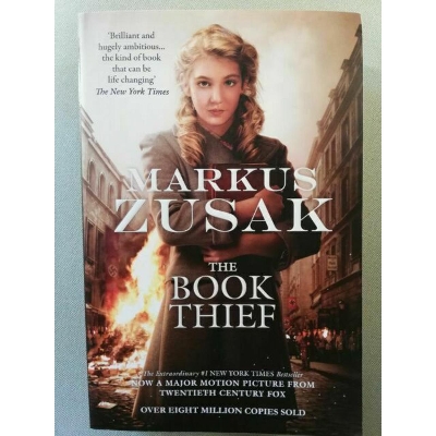 Picture of The Book Thief by Markus Zusak - Yellow - Paperback