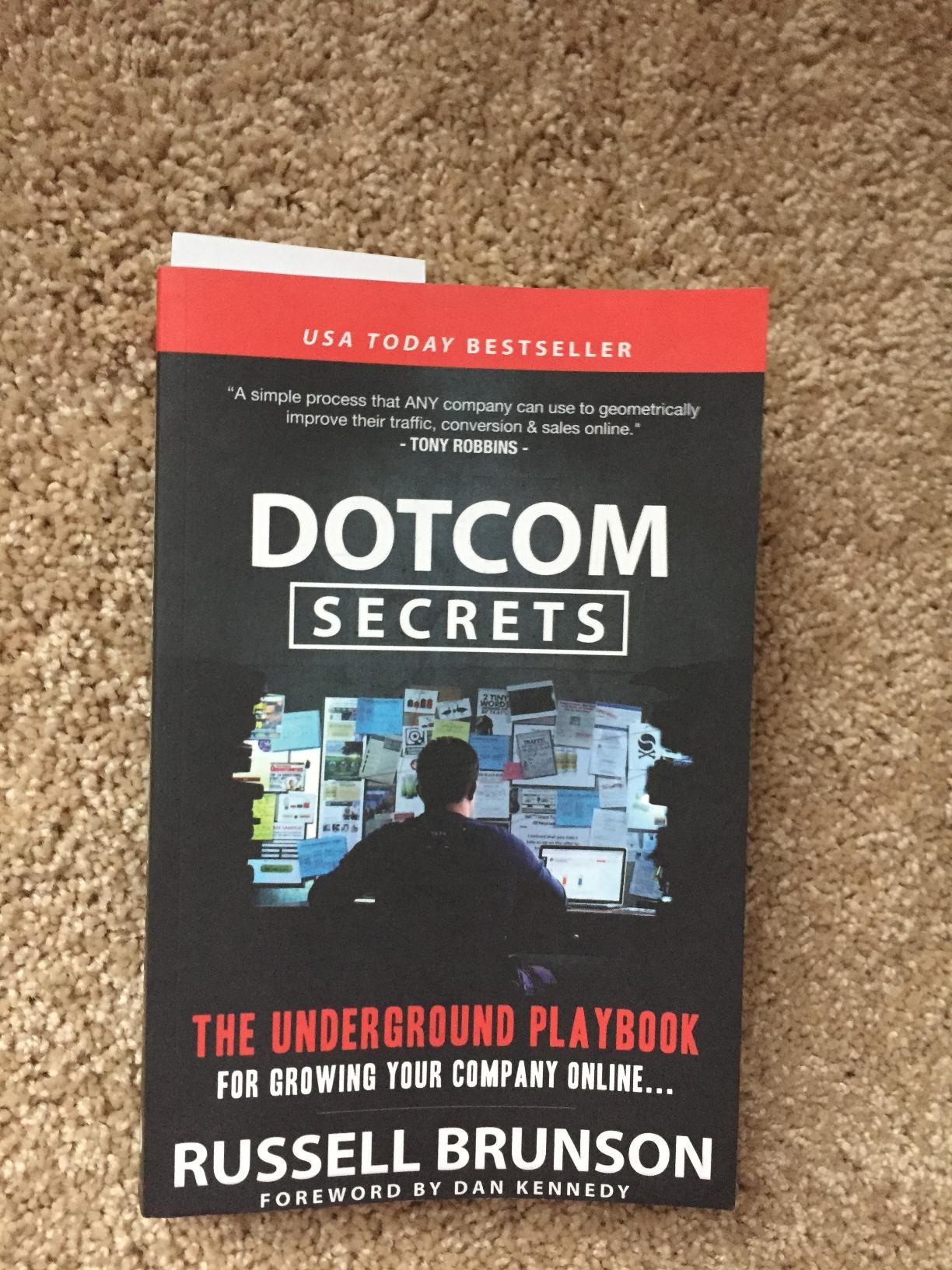 Picture of Dotcom Secrets: The Underground Playbook for Growing Your Company Online with Sales Funnels by Russell Brunson - Premium - Paperback