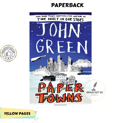 Picture of Paper Towns Novel by John Green - Yellow - Paperback