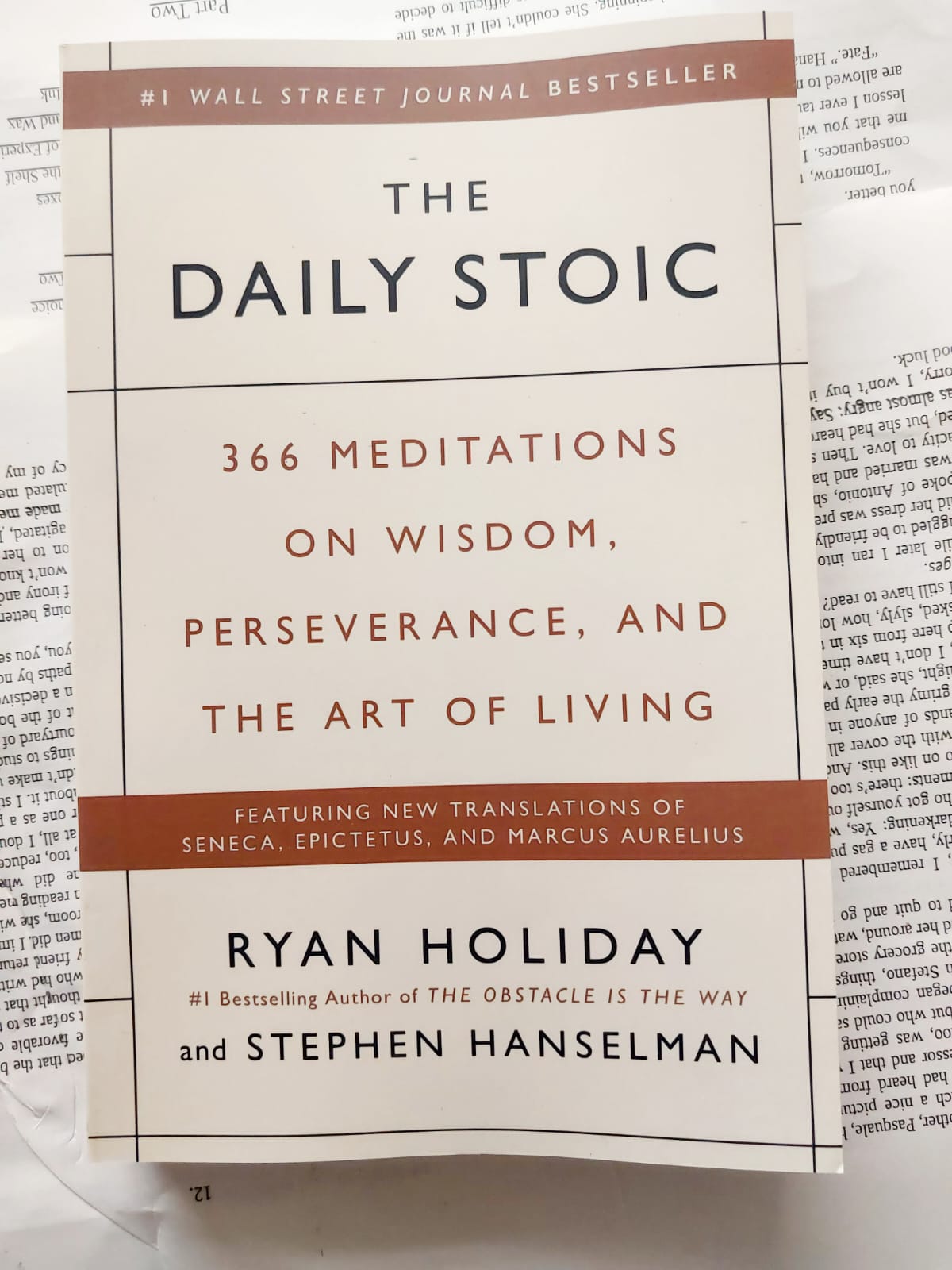 Picture of The Daily Stoic by Ryan Holiday - Premium - Paperback