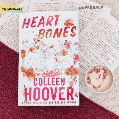 Picture of Heart Bones by Colleen Hoover - Yellow - Paperback
