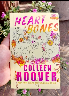 Picture of Heart Bones by Colleen Hoover - Yellow - Paperback