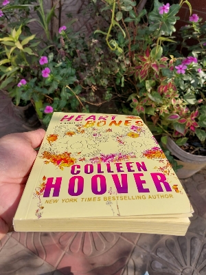 Picture of Heart Bones by Colleen Hoover - Yellow - Paperback