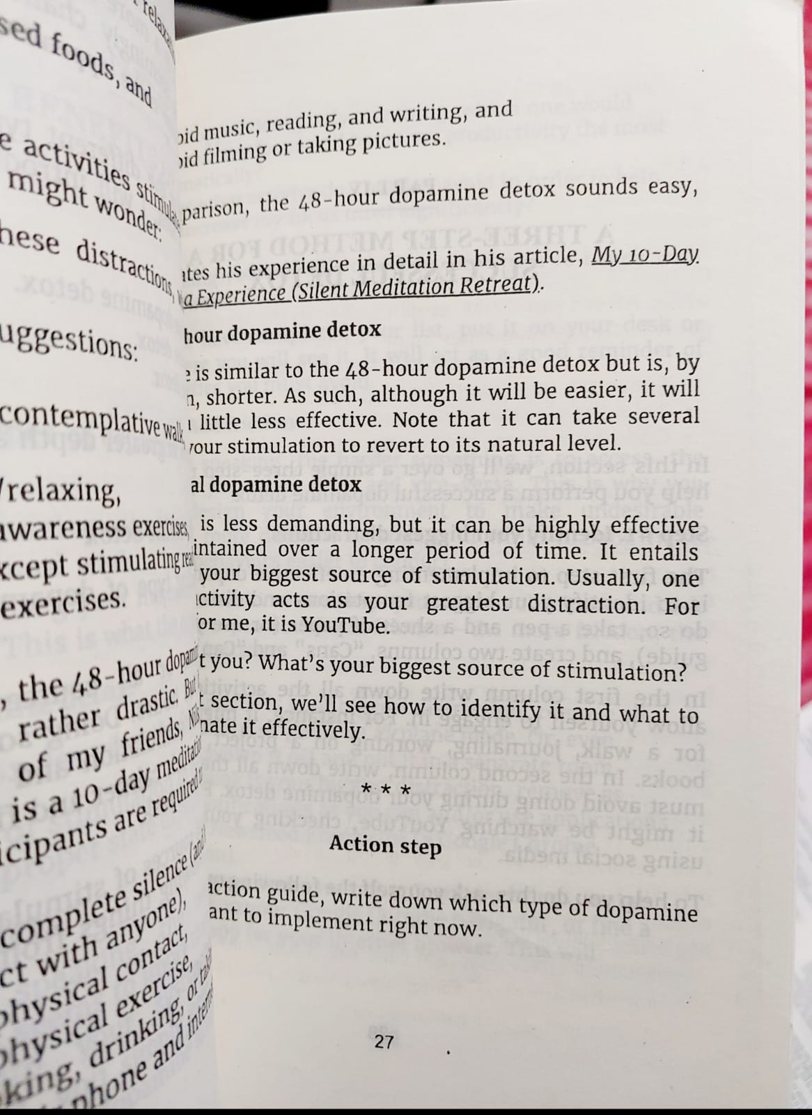Picture of Dopamine Detox : A Short Guide to Remove Distractions and Get Your Brain to Do Hard Things by Thibaut Meurisse
