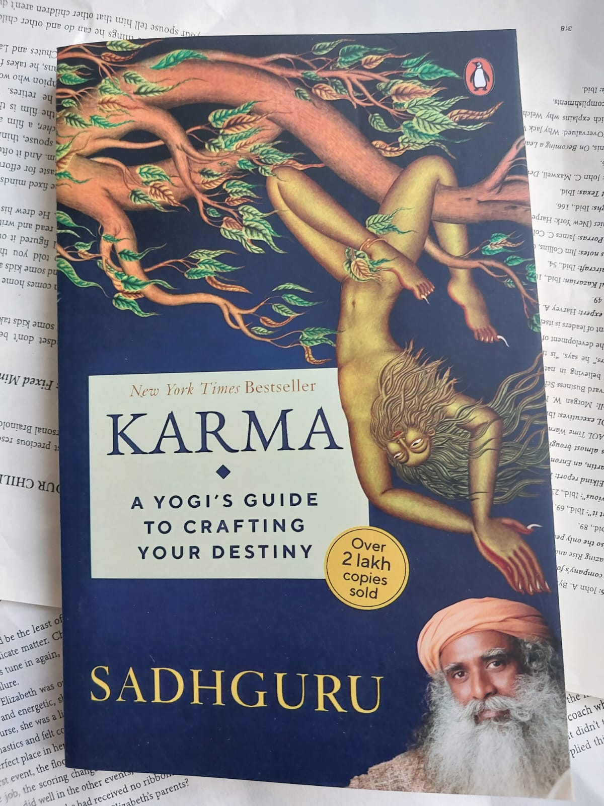 Picture of Karma: A Yogi's Guide to Crafting Your Destiny by Sadhguru - Premium Quality - Paperback