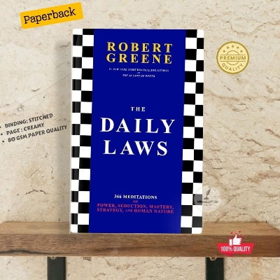 Picture of The Daily Laws: 366 Meditations on Power, Seduction, Mastery, Strategy, and Human Nature Book by Robert Greene - Premium - Paperback