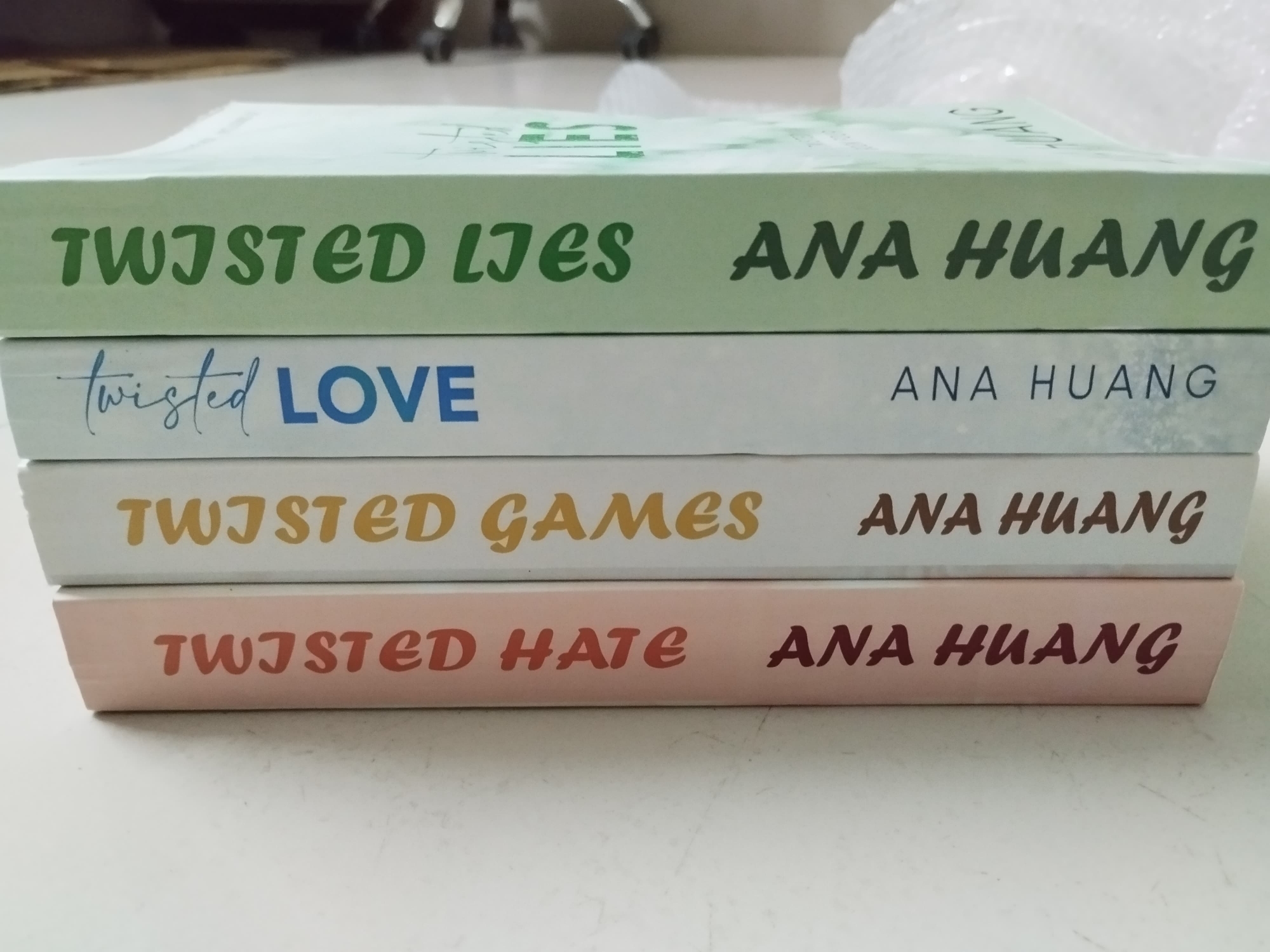 Picture of 4 Books Twisted Series by Ana Huang  (Twisted Love; Twisted Games; Twisted Hate and Twisted Lies) - Paperback