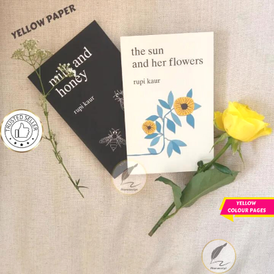 Picture of The Sun and her flowers+Milk and Honey (Set of 2 books) by Rupi Kaur - Yellow - Paperback
