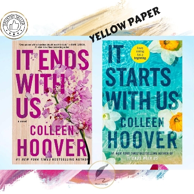 Picture of Colleen Hoover Book set (It Starts with Us+ It Ends With Us) - Yellow - Paperback