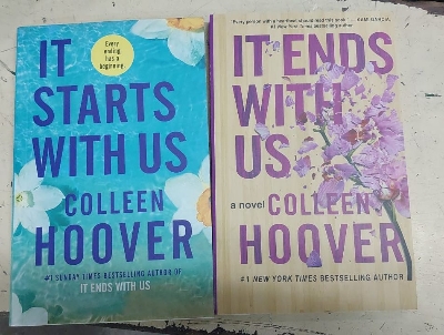 Picture of Colleen Hoover Book set (It Starts with Us+ It Ends With Us) - Yellow - Paperback