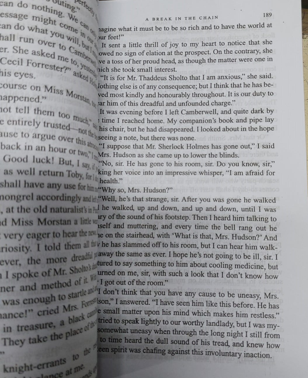 Picture of The Complete Novels of Sherlock Holmes Novel by Arthur Conan Doyle (Volume I & 2)