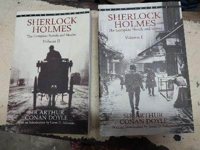 Picture of The Complete Novels of Sherlock Holmes Novel by Arthur Conan Doyle (Volume I & 2)