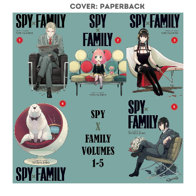 Picture of S p y x Family Manga Volumes 1 - 5 Collection Set by Tatsuya Endo