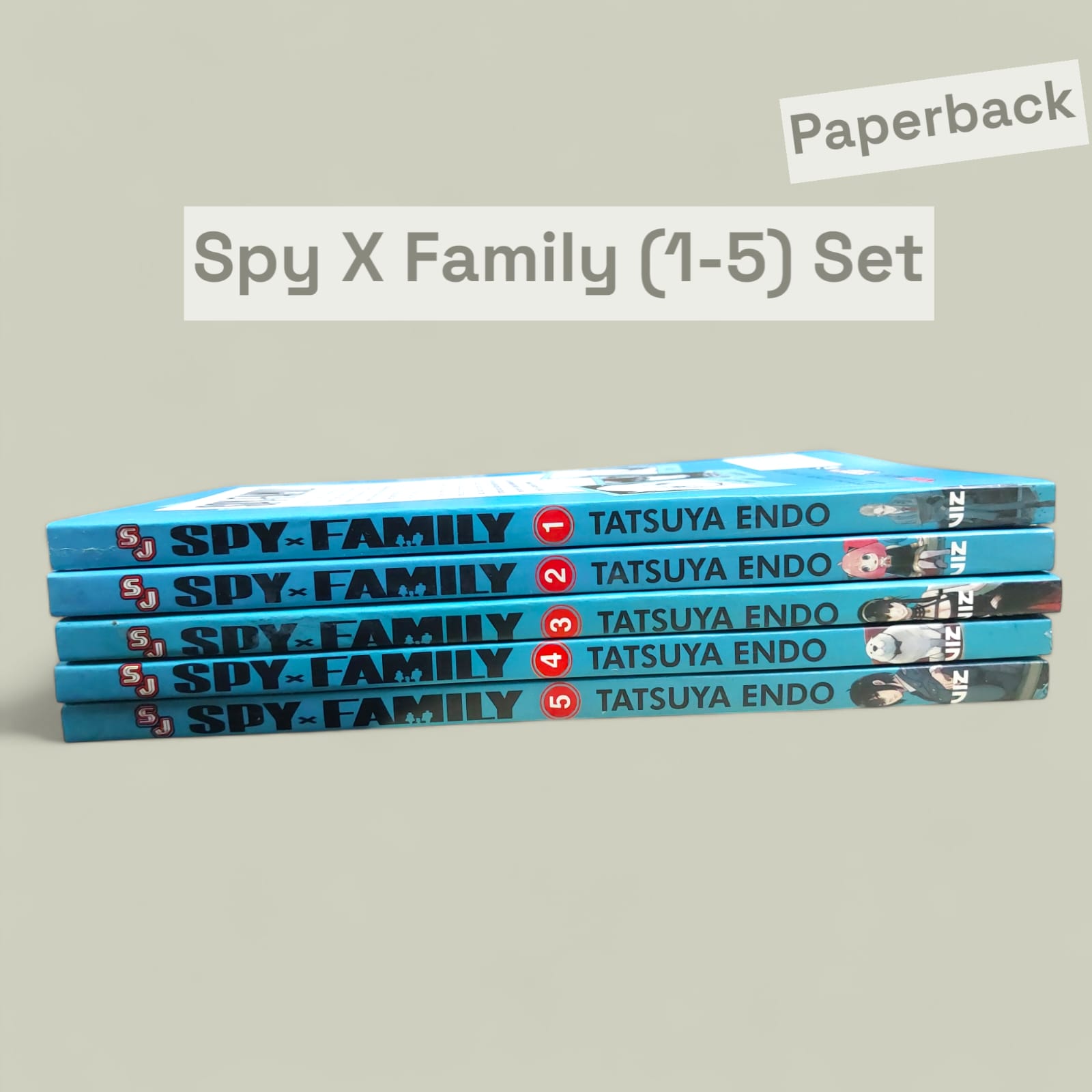 Picture of S p y x Family Manga Volumes 1 - 5 Collection Set by Tatsuya Endo
