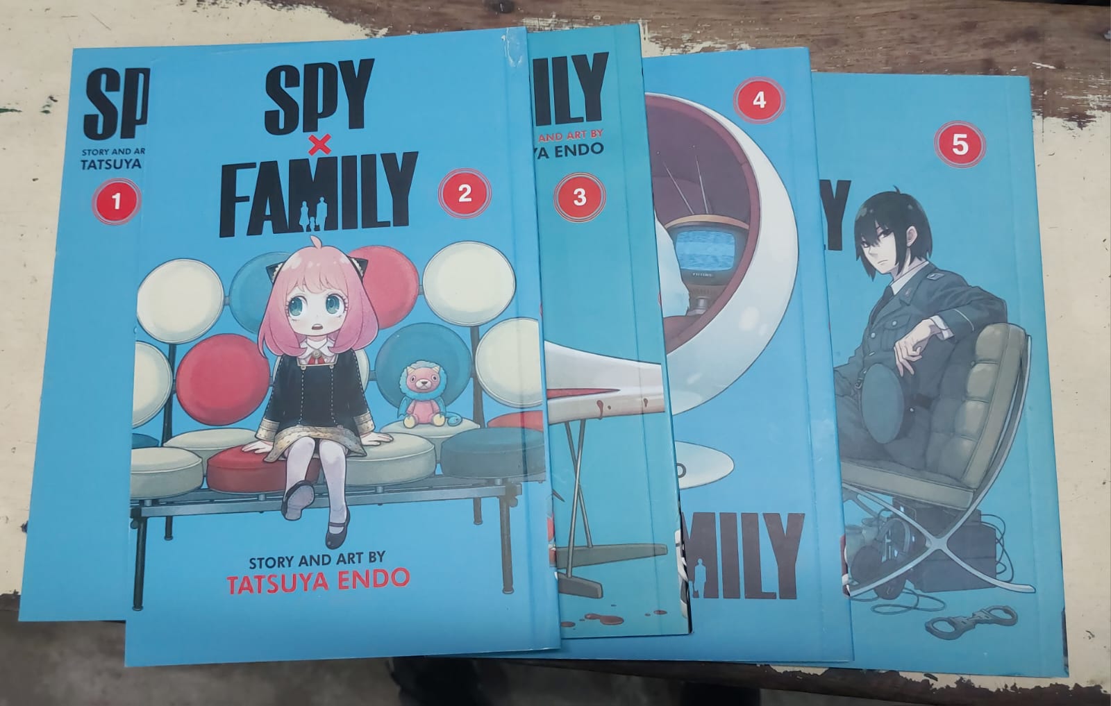Picture of S p y x Family Manga Volumes 1 - 5 Collection Set by Tatsuya Endo