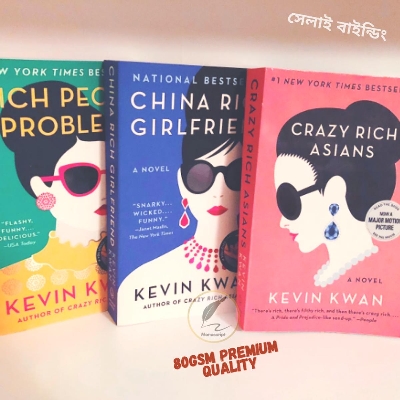 Picture of Kevin Kwan Crazy Rich Asians Trilogy Collection 3 Books Set Pack (Crazy Rich Asians, China Rich Girlfriend, Rich People Problems)