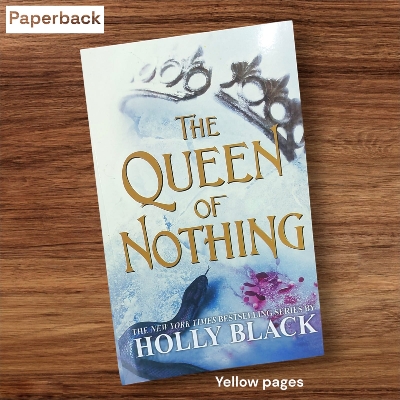 Picture of The Queen of Nothing (The Folk of the Air, 3) by Holly Black - Yellow- Paperback