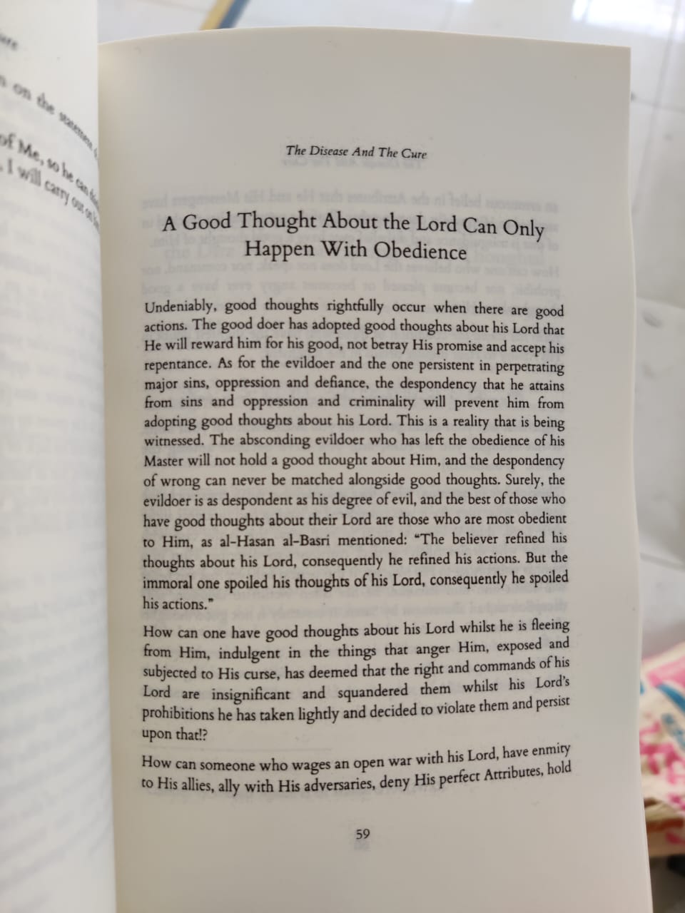 Picture of The Disease and The Cure by Imam Ibn Al-Qayyim - Premium - Paperback