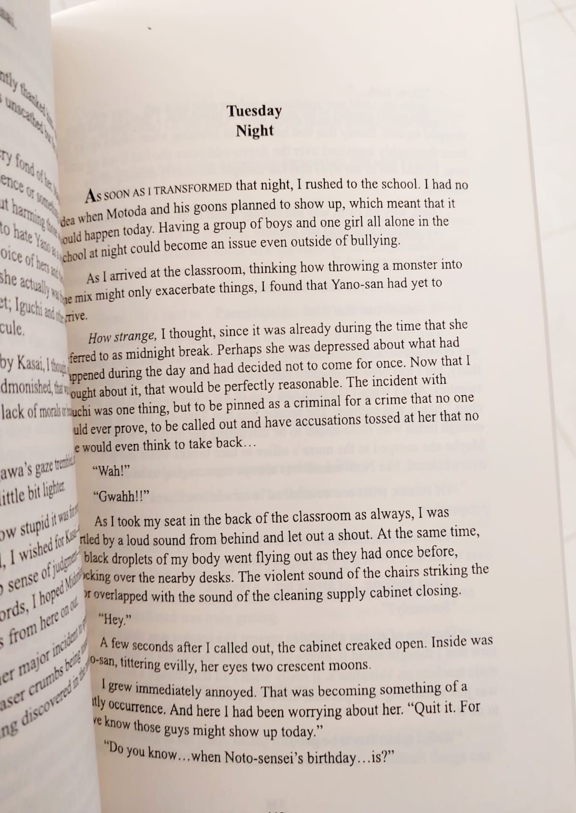 Picture of At Night, I Become a Monster (Light Novel) by Yoru Sumino