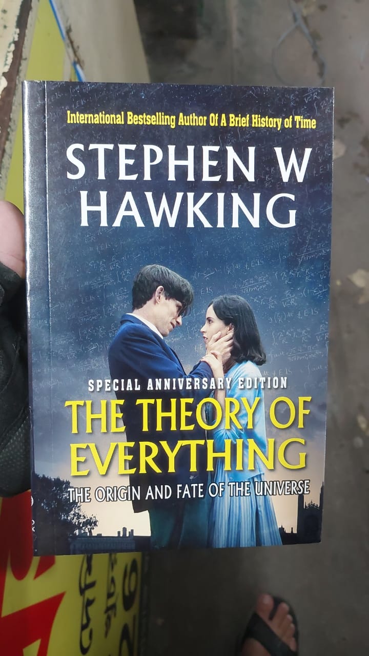 Picture of The Theory of Everything: The Origin and Fate of the Universe by Stephen W Hawking - Yellow - Paperback