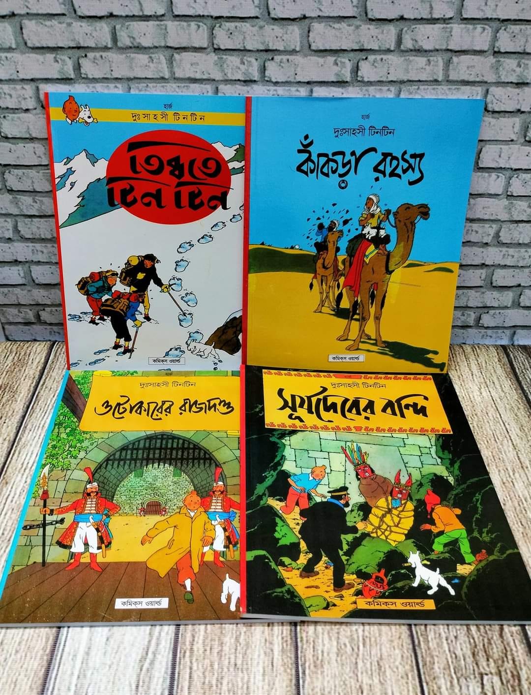 Picture of Adventures of Tintin Complete Set- 25 Books set – Color – Bangla- Paperback
