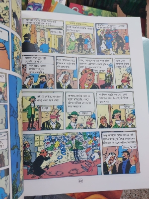 Picture of Adventures of Tintin Complete Set- 25 Books set – Color – Bangla- Paperback
