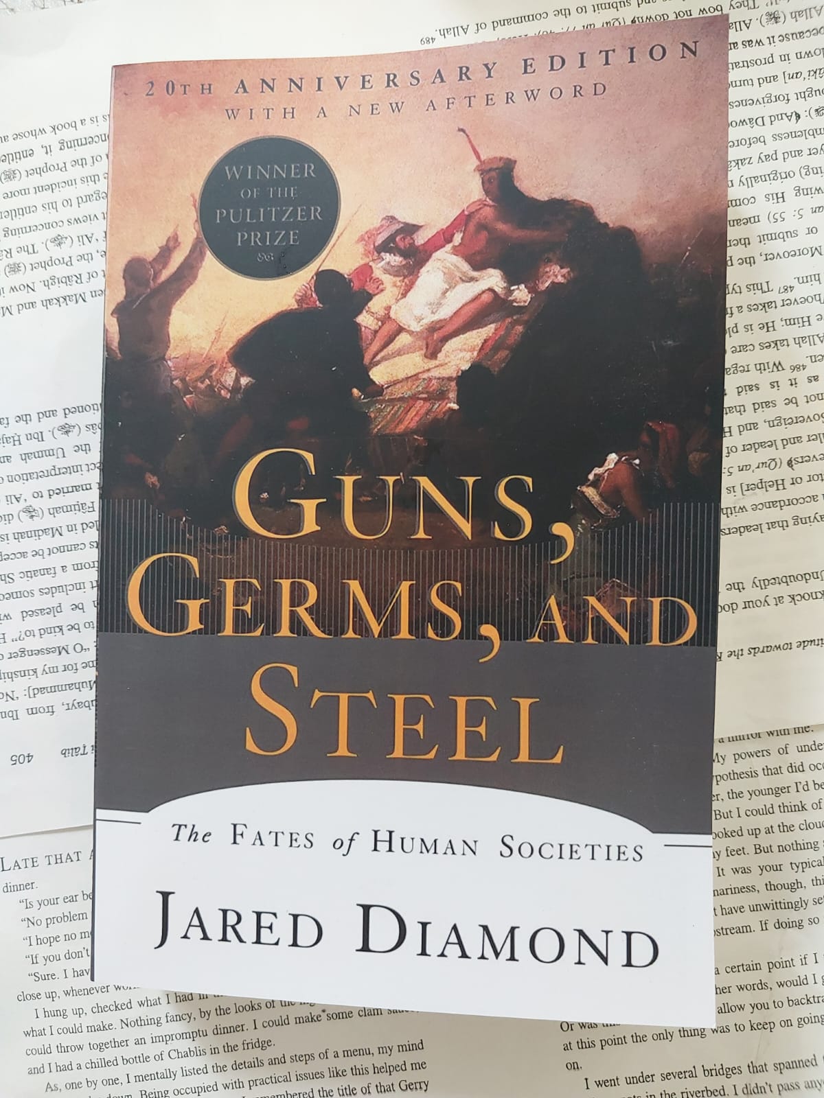 Picture of Gu ns, Germs, and Steel: The Fates of Human Societies Book by Jared Diamond