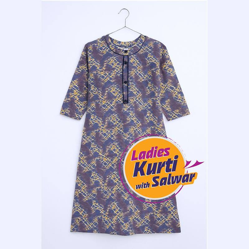 Picture of Ladies Kurti Printed 2-piece 