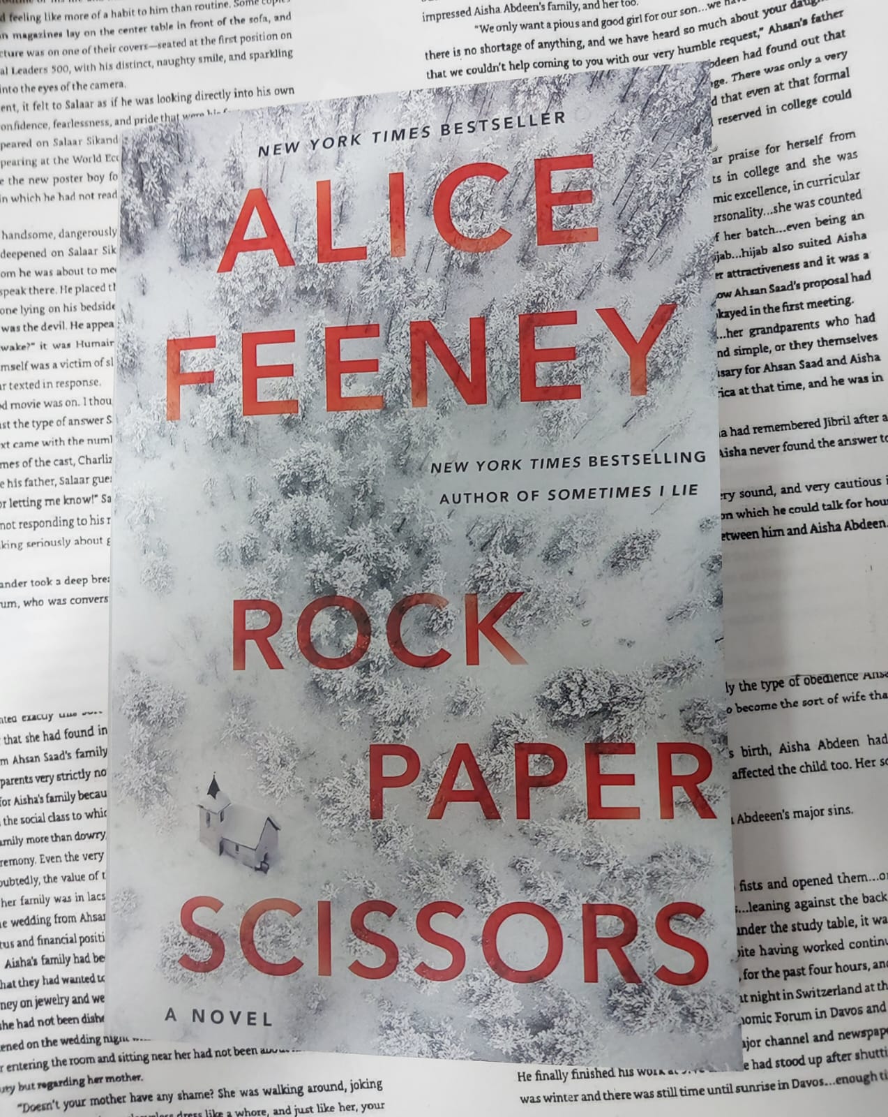 Picture of Rock Paper Scissors: A Novel by Alice Feeney - Premium - Paperback
