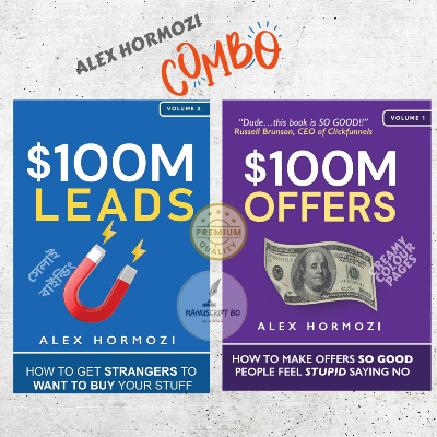 Picture of Combo of 2 Books by Alex Hormozi ($100M Leads & $100M Offers)