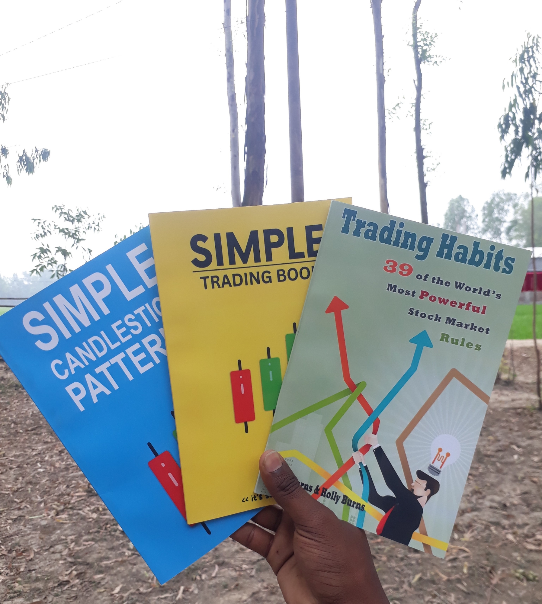 Picture of Combo of 3 books for Stock Market (Simple Trading Book, Simple Candlestick Patterns & Trading Habits) - Color Print - Paperback