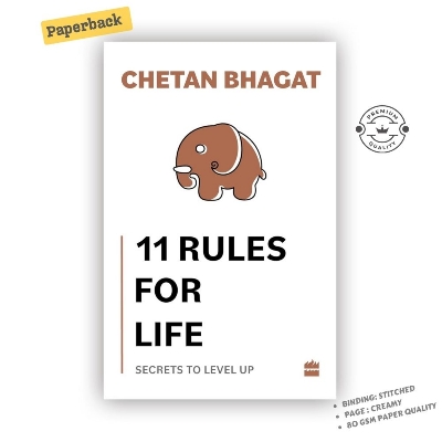 Picture of 11 Rules For Life: Secrets to Level Up Book by Chetan Bhagat - Premium - Paperback