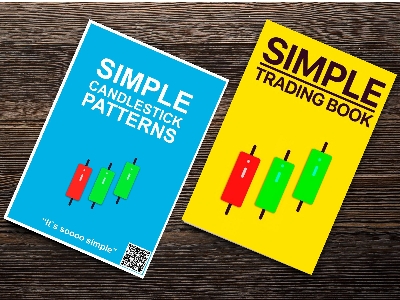Picture of Combo of 2 Books for Stock Market (Simple Trading Book, Simple Candlestick Paterns) - Premium Color Print - Paperback