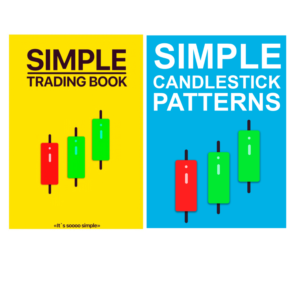 Picture of Combo of 2 Books for Stock Market (Simple Trading Book, Simple Candlestick Paterns) - Premium Color Print - Paperback