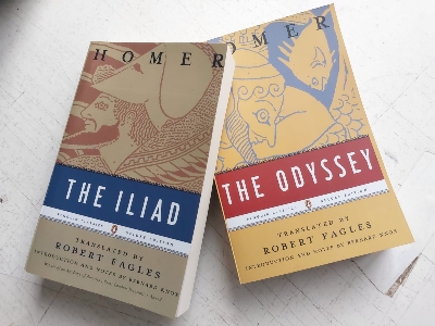 Picture of Combo of 2 Books by Homer (The Odyssey and The Illiad) Translated by Robert Fagles - Premium - Paperback
