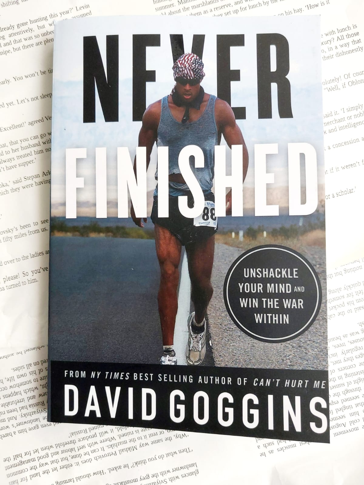 Picture of Never Finished: Unshackle Your Mind and Win the War Within by David Goggins - Premium - Paperback