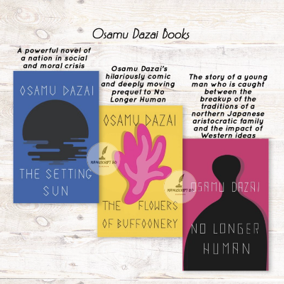 Picture of Special Combo of Osamu Dazai (No Longer Human, Setting Sun & The Flowers of Buffoonery) - Premium - Paperback