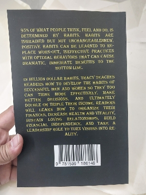 Picture of Million Dollar Habits Book by Brian Tracy - Premium - Paperback