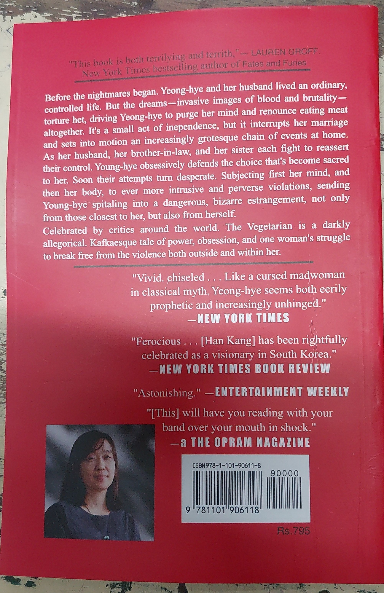 Picture of The Vegetarian by Han Kang - Premium - Hardcover