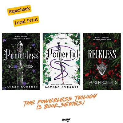 Picture of The Powerless Trilogy (3 book series) by Lauren Roberts - Yellow - Paperback