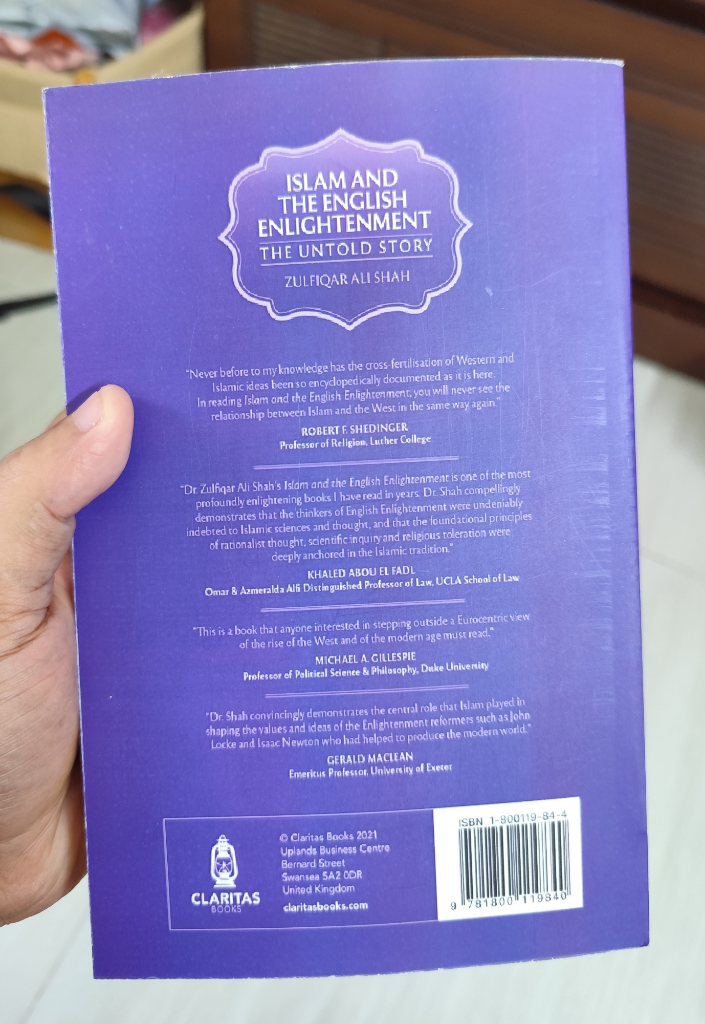 Picture of Islam and the English Enlightenment: The Untold Story Book by Zulfiqar Ali Shah - Premium - Paperback